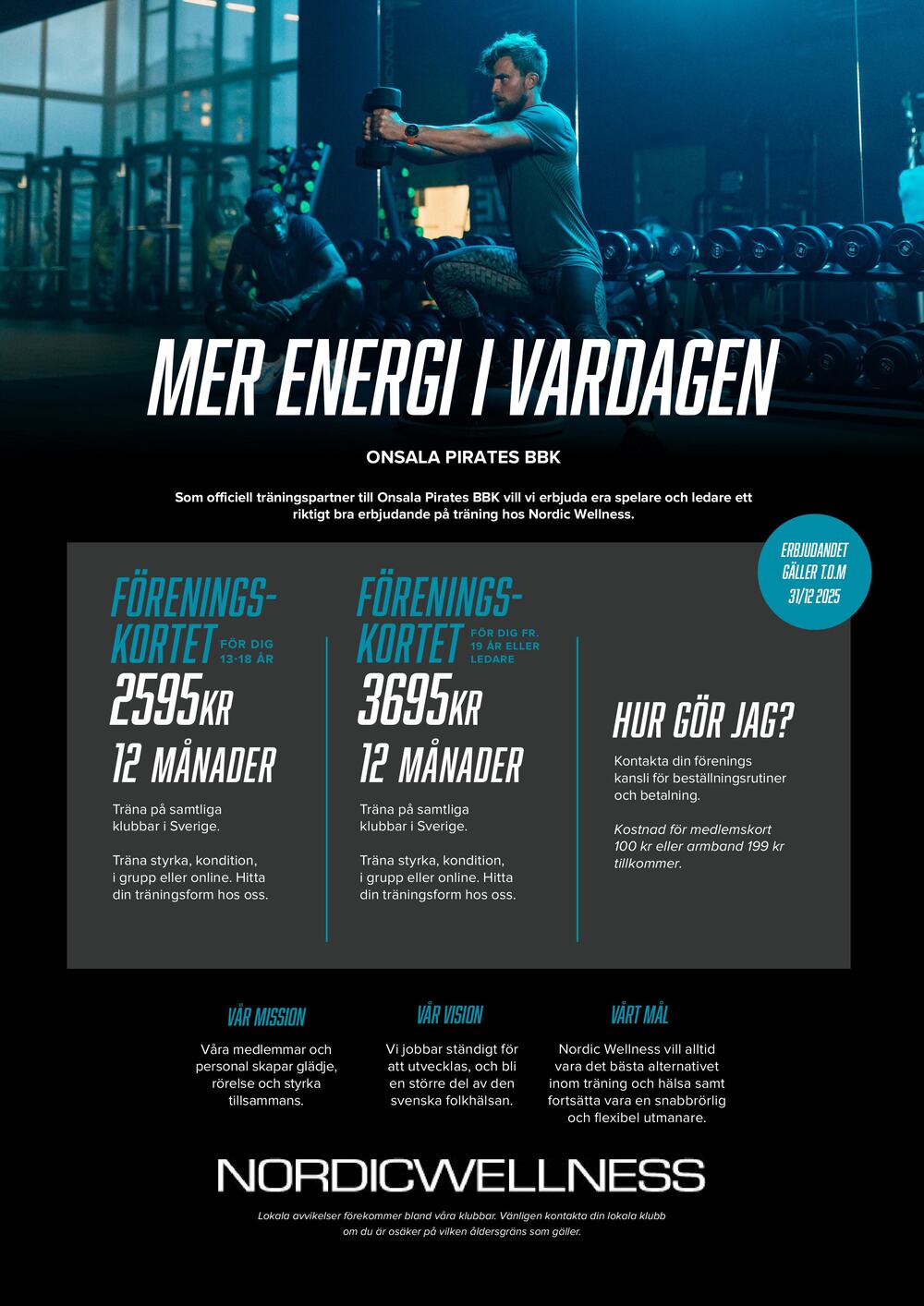 Nordic Wellness årskort